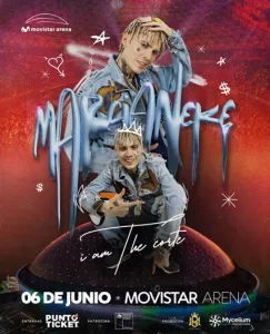 Póster del concierto de Marcianeke en el Movistar Arena