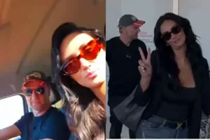 Pamela Díaz sobre su relación con Felipe Kast: «Yo lo encuentro guapo, es estupendo. Pero no voy a decir nada»